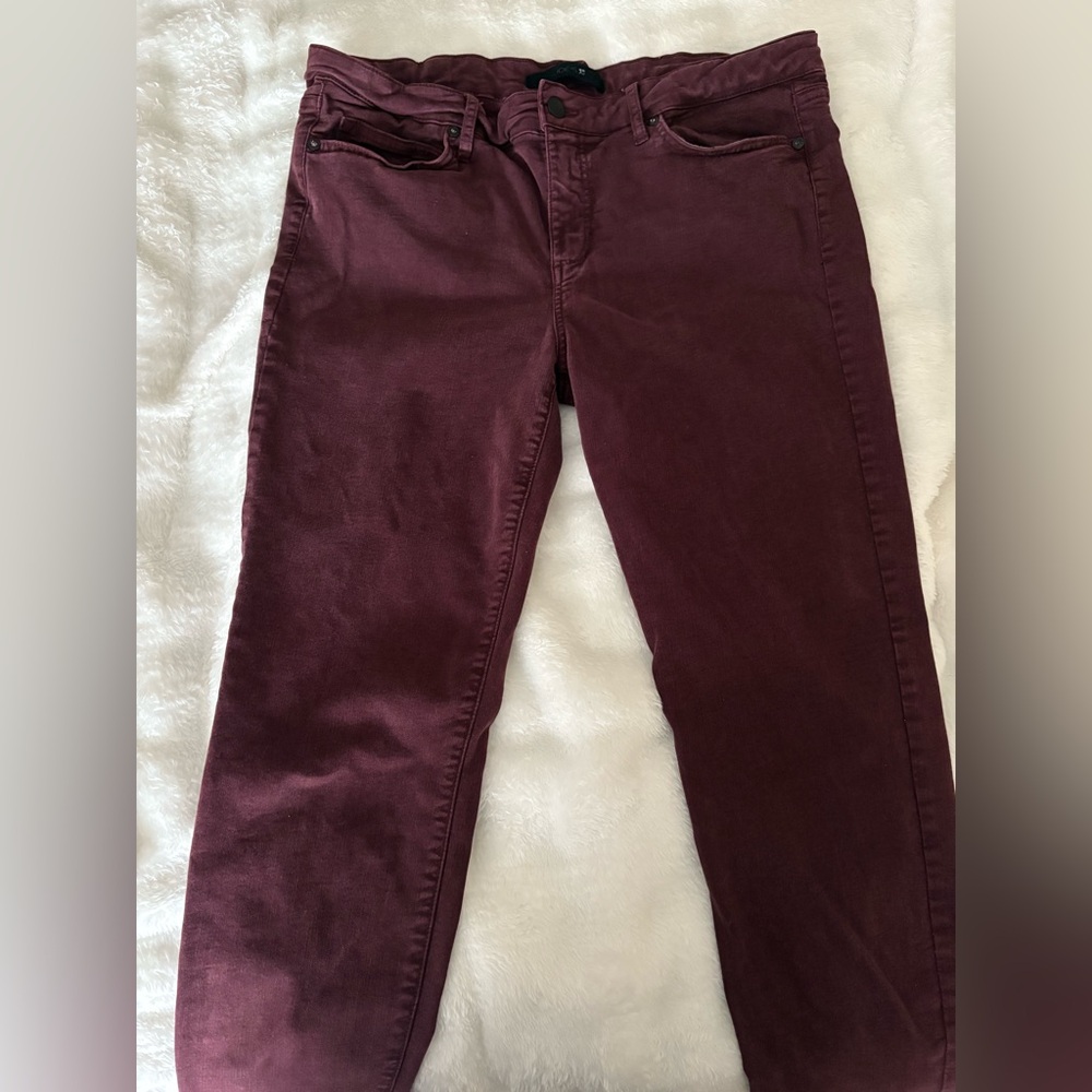 Joe's Jeans Women's Dark Red Skinny Jeans